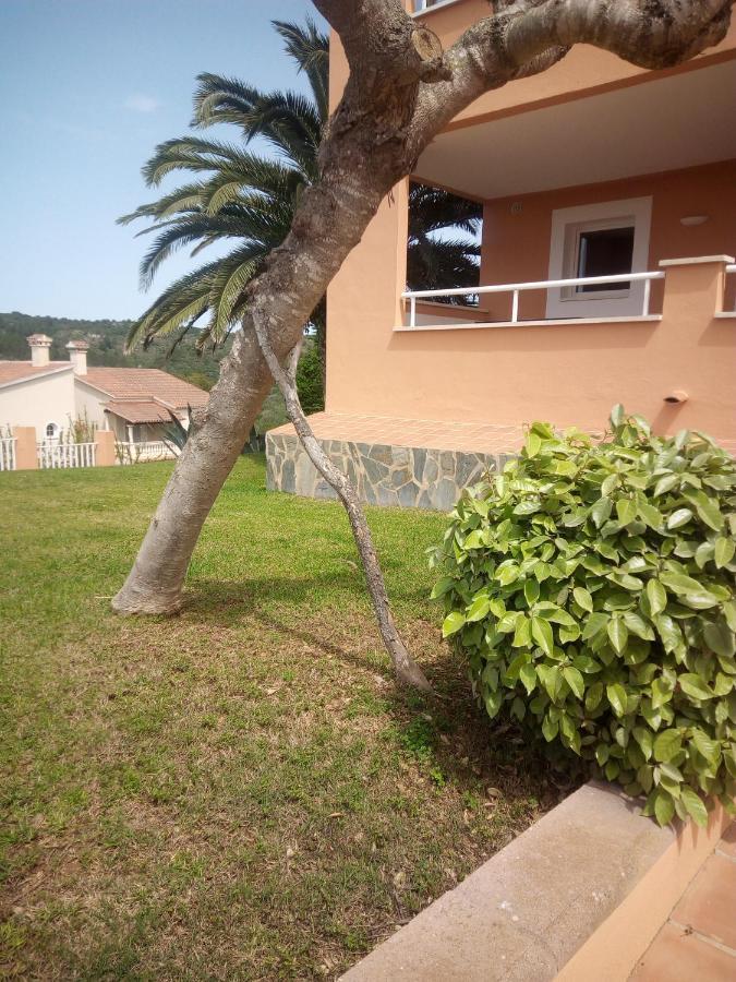 Son Bou By The Sea; Home With A Private Garden Bagian luar foto